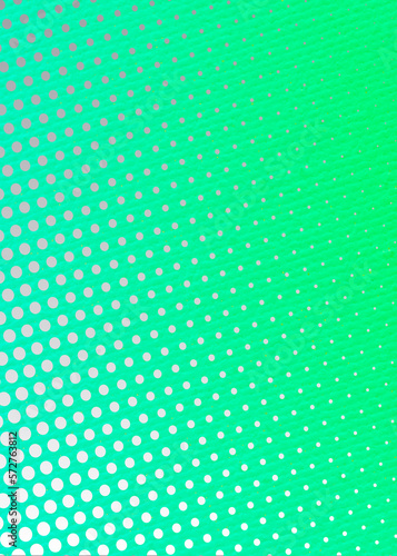Green dot pattern vertical background illustration, Simple and elegant design. Smooth color template. Suitable for banner, poster, advertising. and various other design works