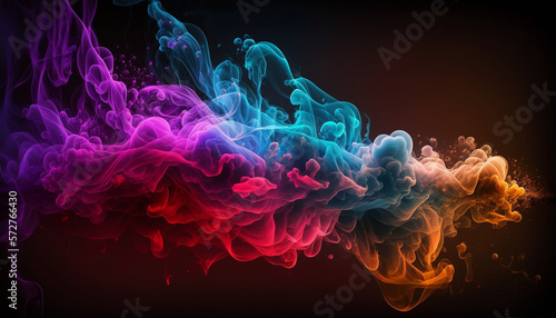 Background colorful smoke 