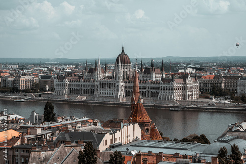 The Parliament Building in Budapest, Hungary