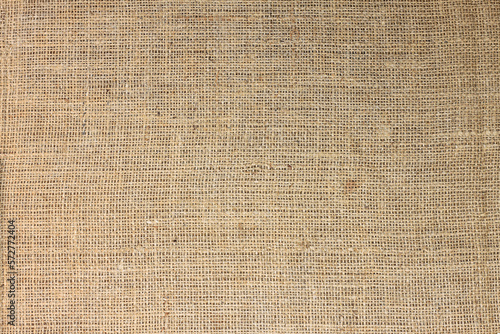 Brown burlap with beautiful canvas texture