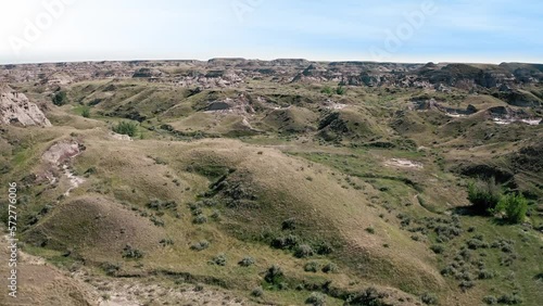 Valley of Drumheller Alberta Dinosaur Provincial park