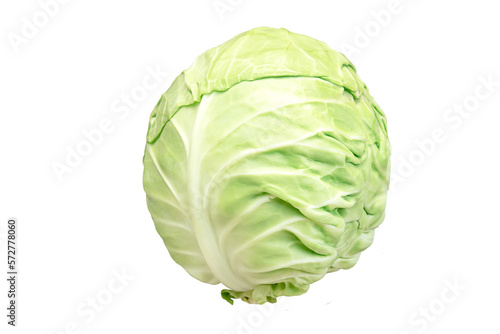 KAPUSTA Green cabbage isolated on transparent background png