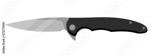 Jackknife. Cute jackknife isolated on white background. Vector illustration