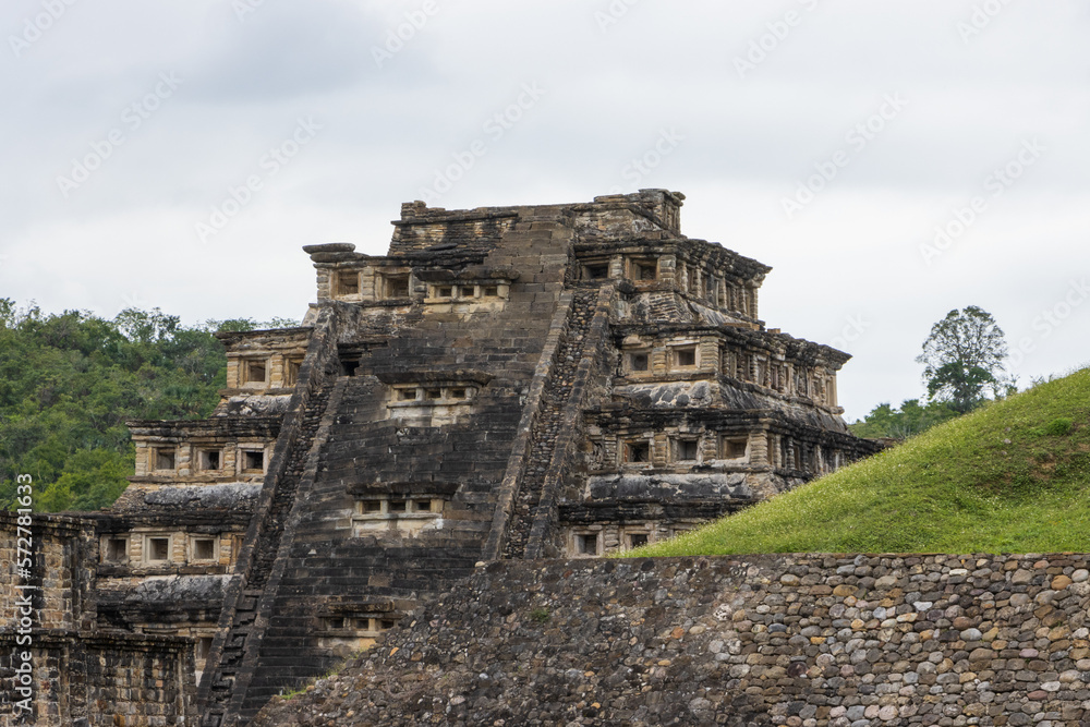 Zona arqueológica El Tajín, en Papantla, Veracruz, México.