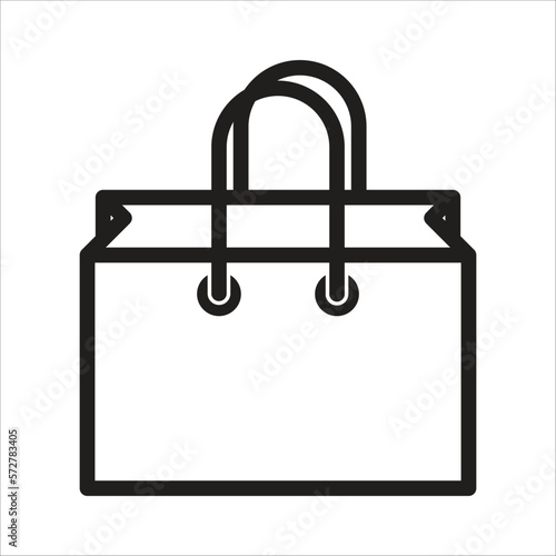 goody bag - gift - icon vector design template