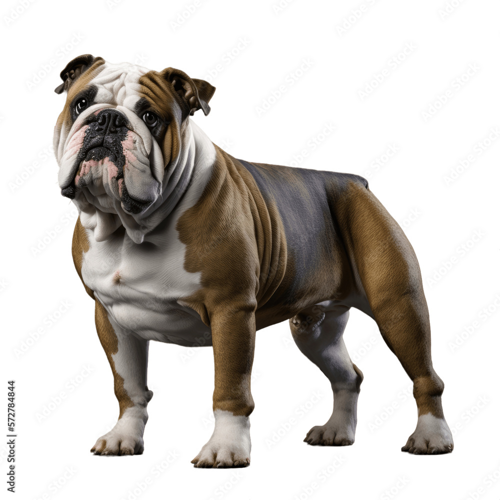 british bulldog dog isolated on transparent background british bulldog dog isolated on transparent background