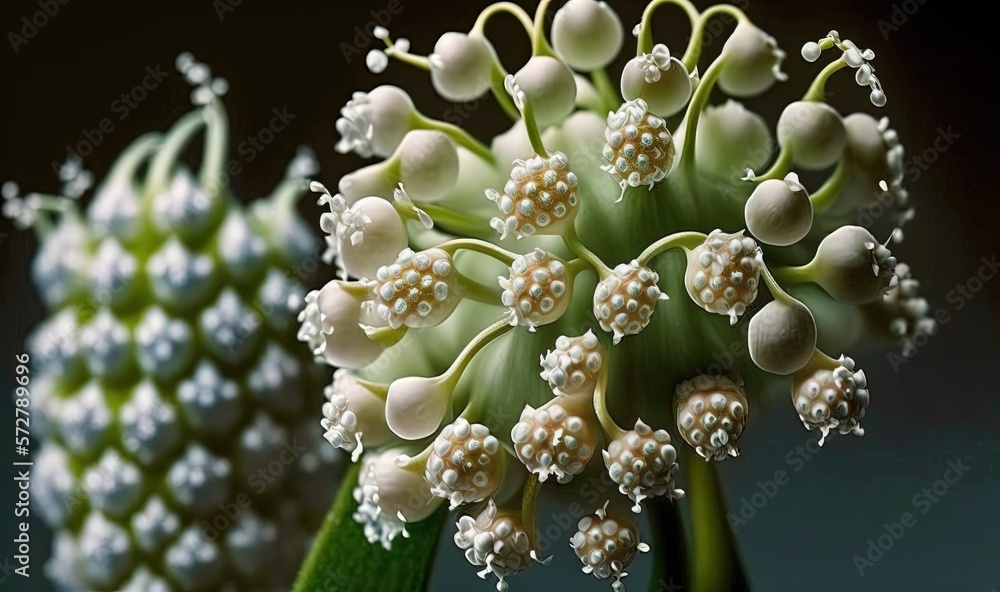 a close up of a bunch of flowers on a table. generative ai a close up of a bunch of flowers on a table. generative ai