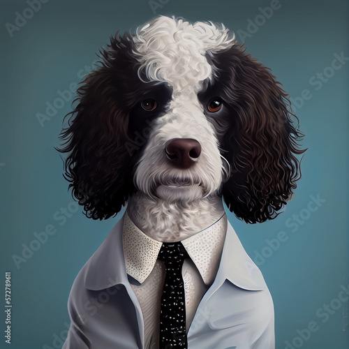 Dog NFT Art Portrait photo