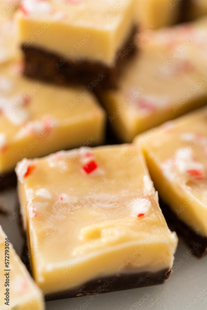 Homemade candy cane fudge Homemade candy cane fudge