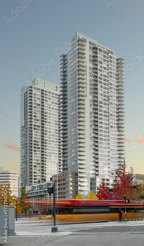 modern city buildings