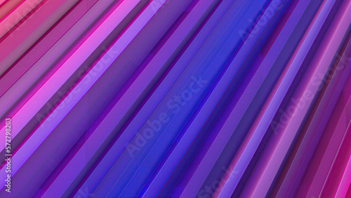 Abstract, dramatic, modern, luxury and luxury 3D rendering graphic design element background material of purple and pink diagonal straight lines