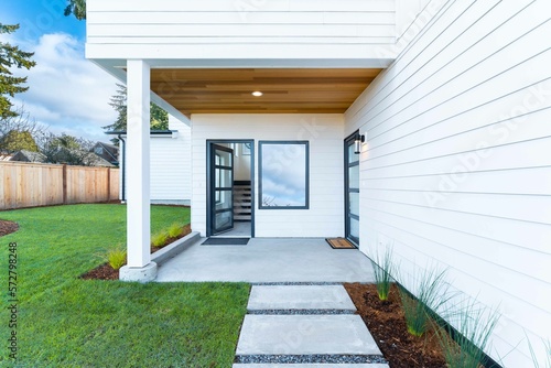 Front house door open