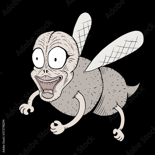 Design of mutant insect flying
