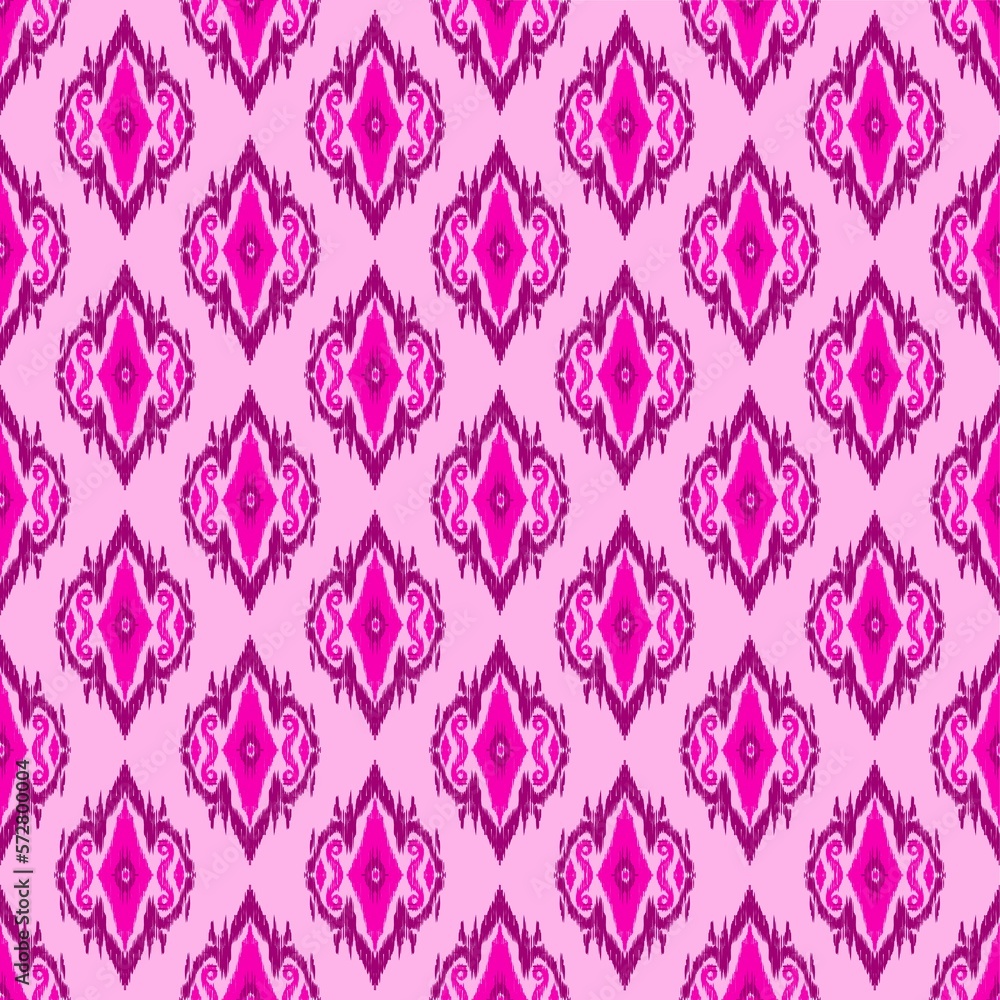Ethnic abstract of pink pattern art. Seamless pattern in tribal, folk embroidery, and Asian style. Aztec geometric art ornament print.Design for carpet, clothing, wrapping and cover skin. Ethnic abstract of pink pattern art. Seamless pattern in tribal, folk embroidery, and Asian style. Aztec geometric art ornament print.Design for carpet, clothing, wrapping and cover skin.