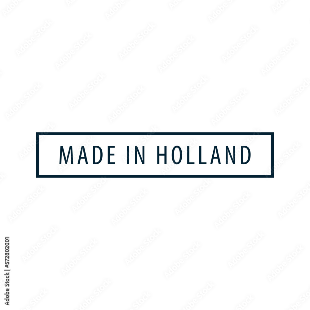 Made in Holland icon vector logo design template Made in Holland icon vector logo design template