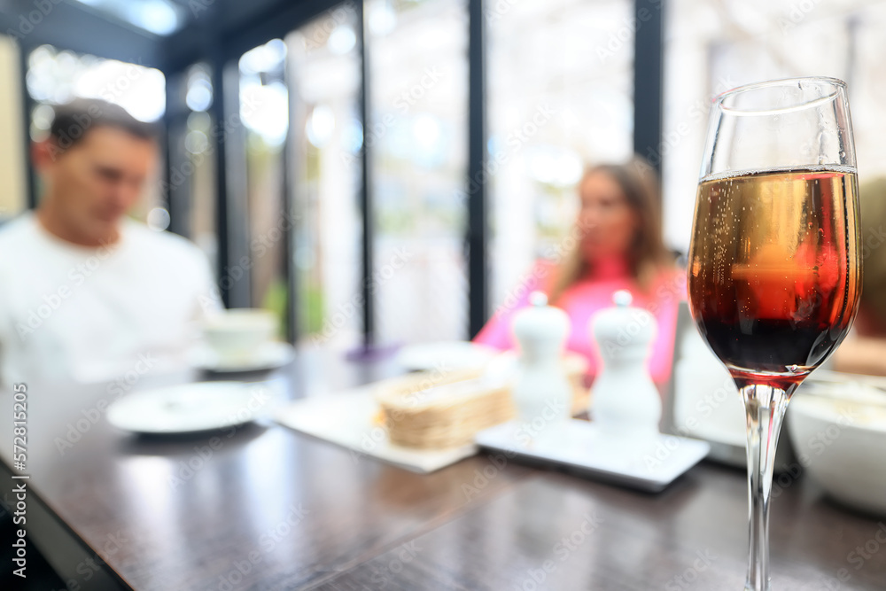 table setting in the restaurant for the cafe interior menu