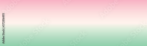 ピンクと白と緑色のグラデーションのふんわりしたかわいい背景 - 320×100比率
