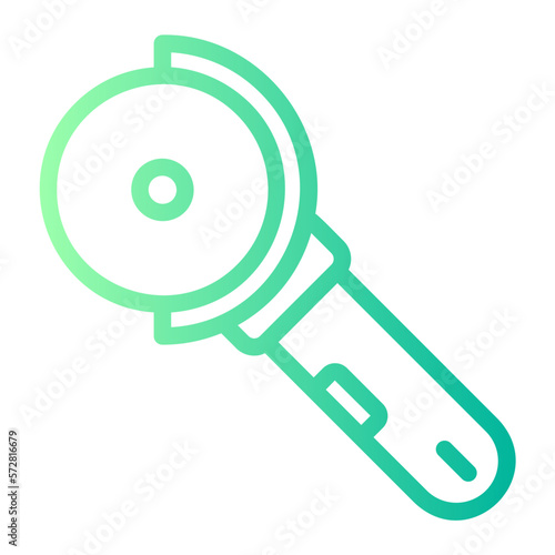 angle grinder gradient icon