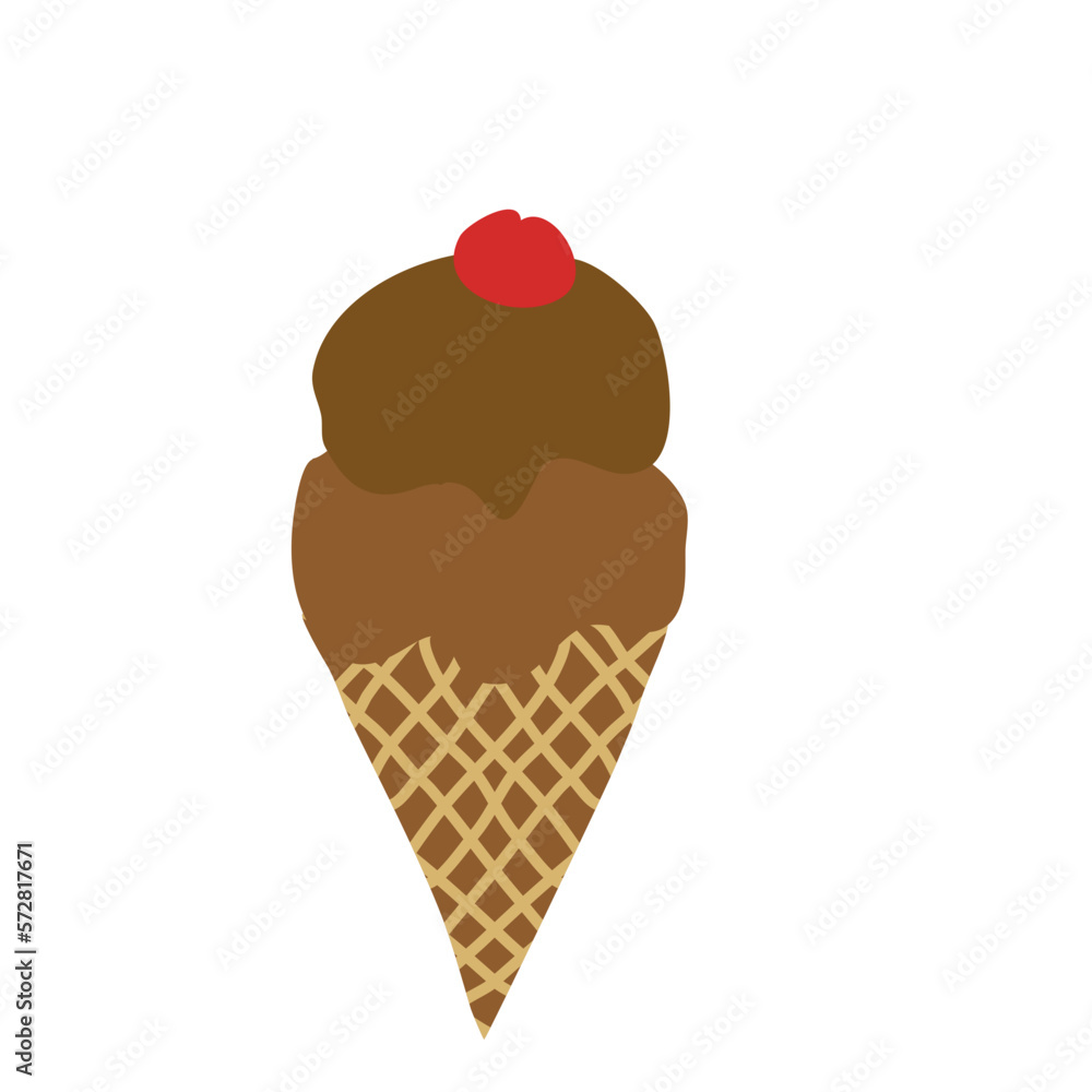 sweet ice cream with topping sweet ice cream with topping