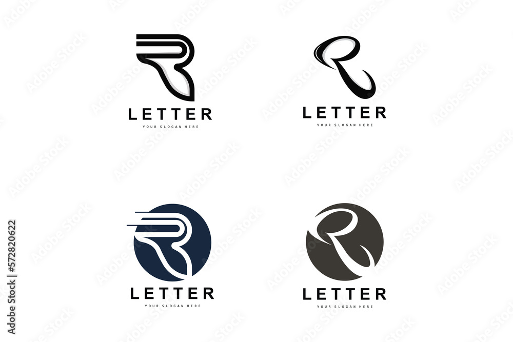 R Letter Logo, Vector Alphabet Symbol, Design For Brand Logos With Initial Letter R Letter Logo, Vector Alphabet Symbol, Design For Brand Logos With Initial Letter