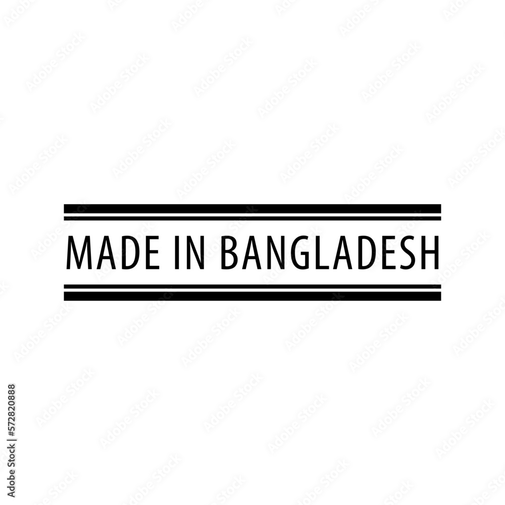 Made in Bangladesh icon vector logo design template Made in Bangladesh icon vector logo design template