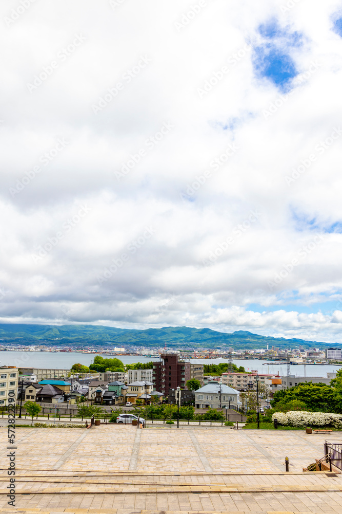 北海道函館市の元町公園からの眺め