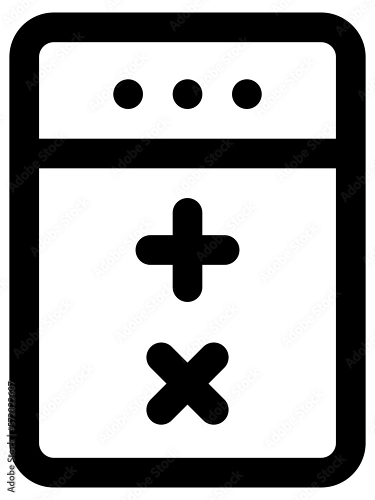 Obraz premium calculator icon