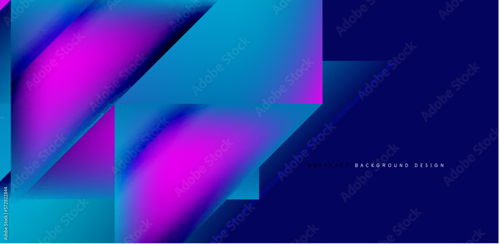 Dynamic triangle design with fluid gradient colors abstract background