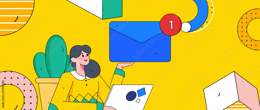 Notice bulletin vector creative flat hand drawn illustration
Notice bulletin vector creative flat hand drawn illustration