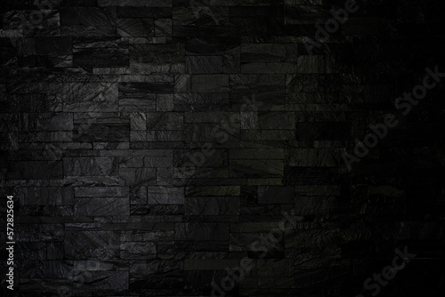 black background wall cladding stone pattern for modern house design a real stone wall