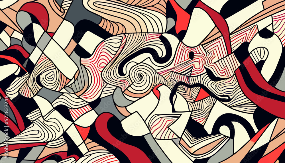 Abstract vector pattern. Abstract vector pattern.