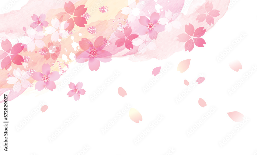 優しい 桜 背景イラスト 優しい 桜 背景イラスト