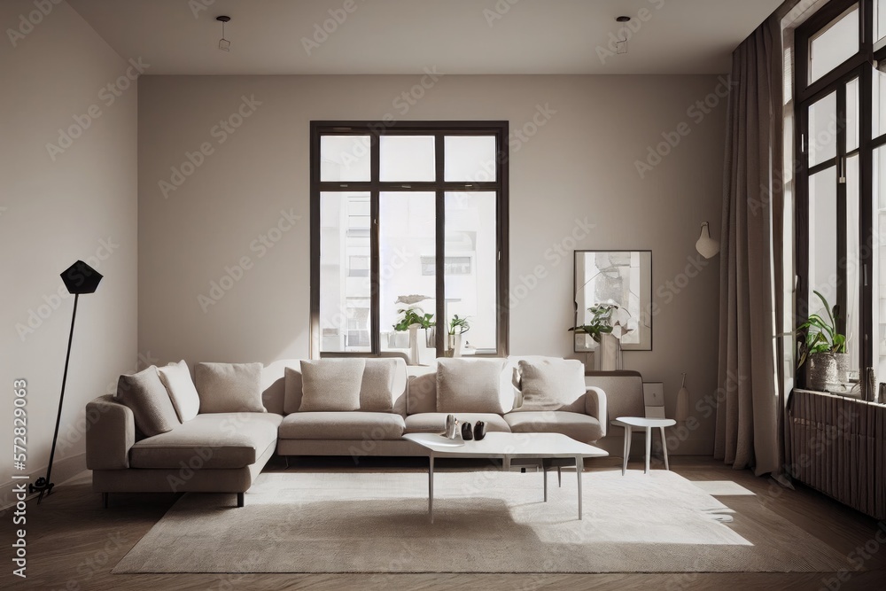 Modern living room. Luxurious apartment background with contemporary design. Modern interior design.Generative AI Modern living room. Luxurious apartment background with contemporary design. Modern interior design.Generative AI