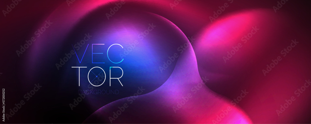 Neon glowing waves, magic energy space light concept, abstract background wallpaper design Neon glowing waves, magic energy space light concept, abstract background wallpaper design