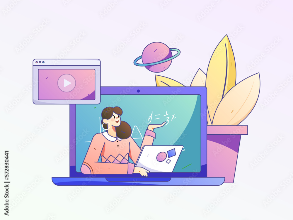 Education learning people flat vector concept hand drawn illustration
Education learning people flat vector concept hand drawn illustration