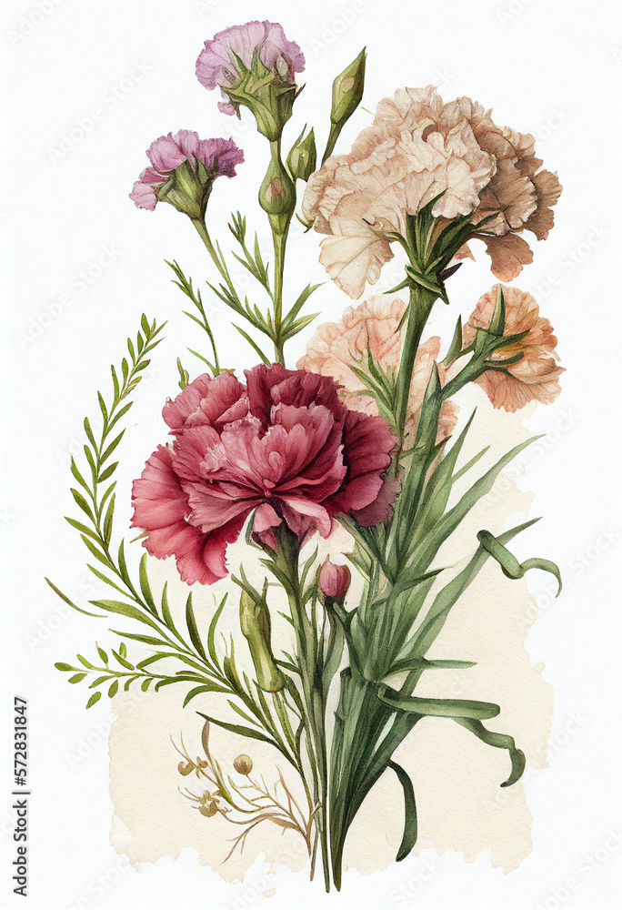 Fototapeta premium Carnations v1