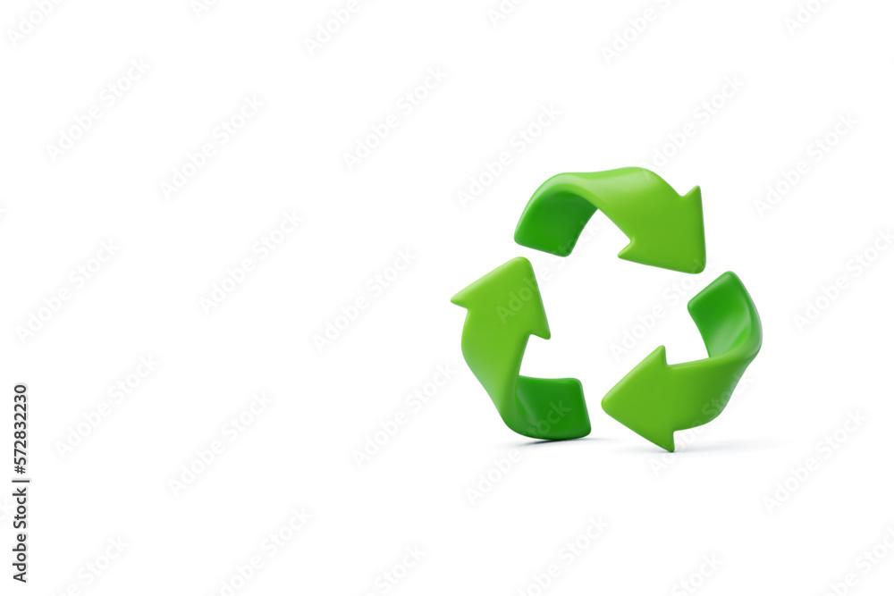3d Vector Green Arrows Recycle, Earth Day, Environment day, Ecology concept. 3d Vector Green Arrows Recycle, Earth Day, Environment day, Ecology concept.