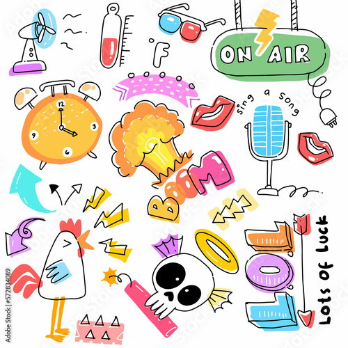 cute doodle illustration