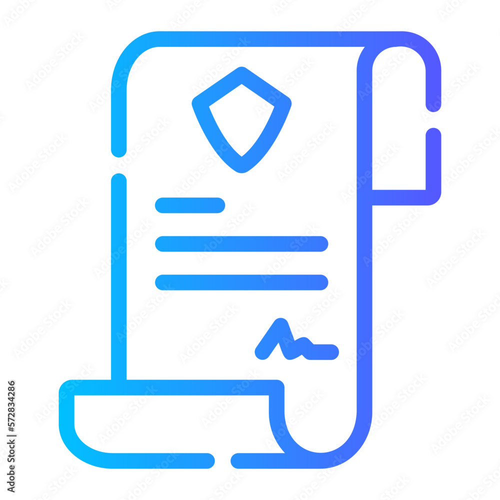 insurance gradient icon insurance gradient icon