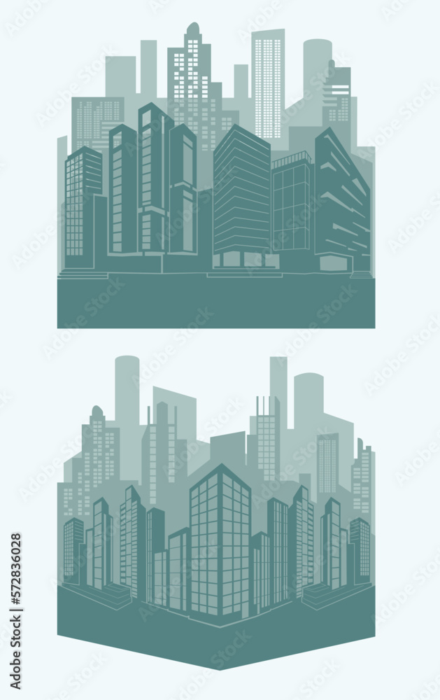 city skyline vector illustration