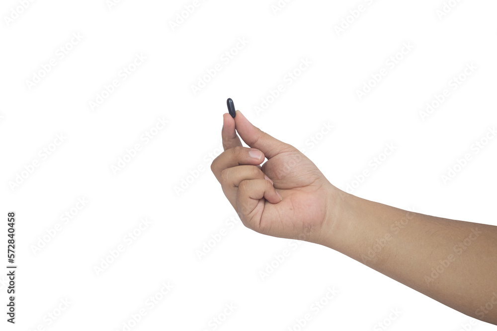 selective focus to hand of an asian man holding medicine capsules, medical and healthcare concept, soft focus selective focus to hand of an asian man holding medicine capsules, medical and healthcare concept, soft focus