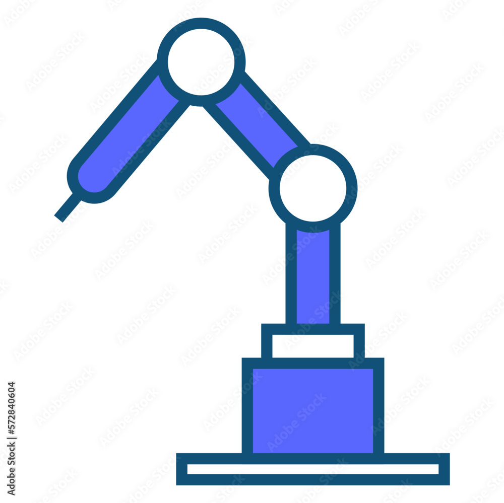 Researach robot with ai. artificial intelligence icon Researach robot with ai. artificial intelligence icon