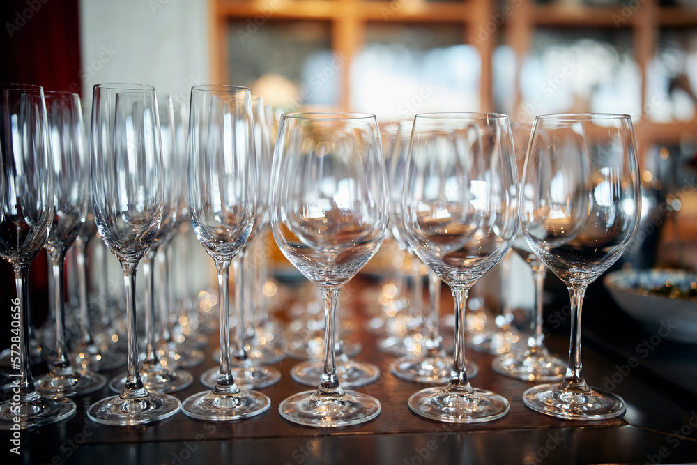 glasses on the table glasses on the table