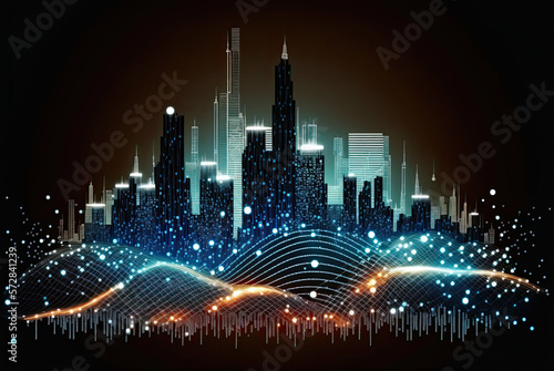smart city with technology new invention Generative AI 