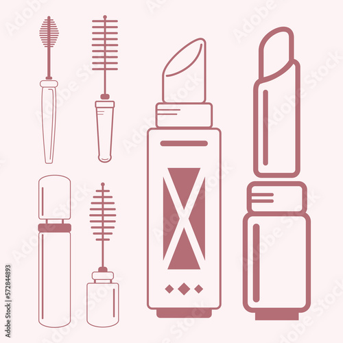 set of makeup tools