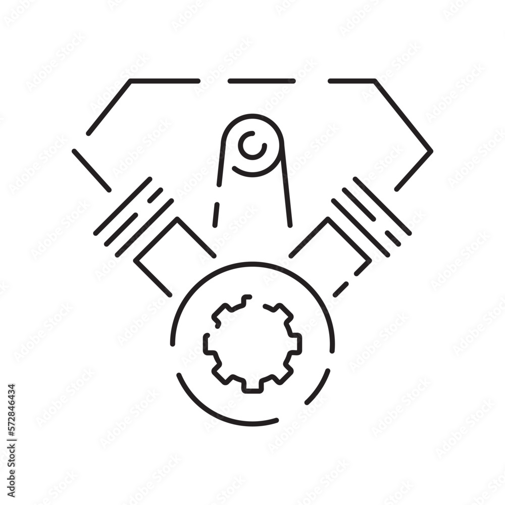 Car service thin line icon, Auto Repair Shop vector, Lorry Spare Parts Design Set, Basic automotive symbol on white background, Vehicle repair garage and Service Graphic Car service thin line icon, Auto Repair Shop vector, Lorry Spare Parts Design Set, Basic automotive symbol on white background, Vehicle repair garage and Service Graphic