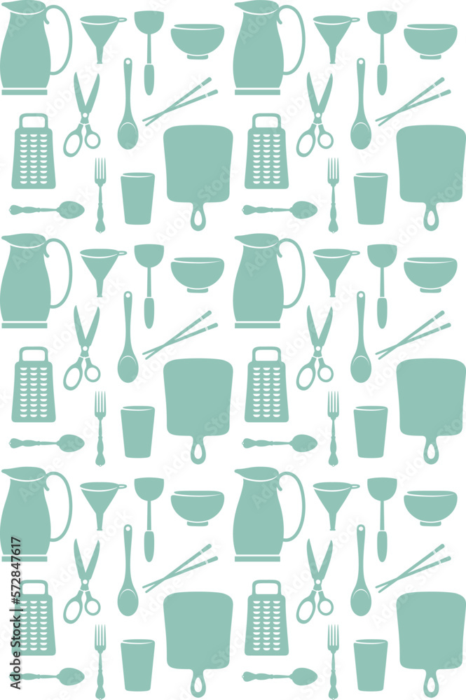 seamless pattern with kitchen tools seamless pattern with kitchen tools