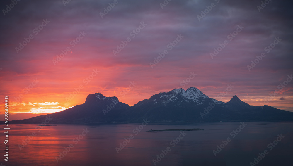 Sunset Lofoten Islands