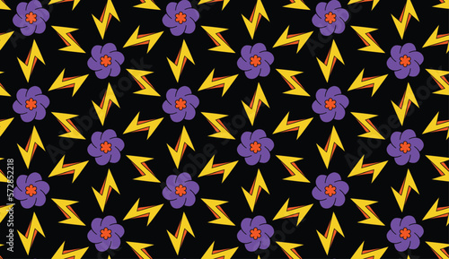 Geometric ethnic pattern seamless flower color. seamless pattern. Design for fabric,curtain,background,carpet,wallpaper,clothing,wrapping,Batik,mandalas,fabric,Vector illustration. pattern style.
