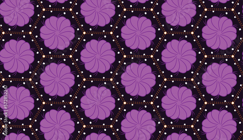 Geometric ethnic pattern seamless flower color. seamless pattern. Design for fabric,curtain,background,carpet,wallpaper,clothing,wrapping,Batik,mandalas,fabric,Vector illustration. pattern style.